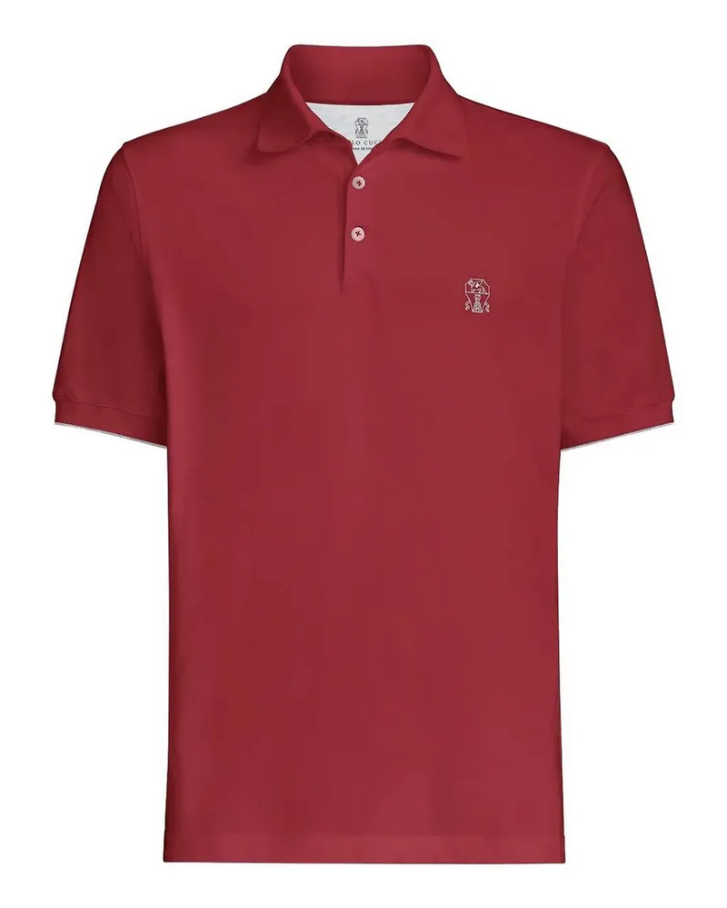 Brunello Cucinelli Poloshirt - Rot Rot