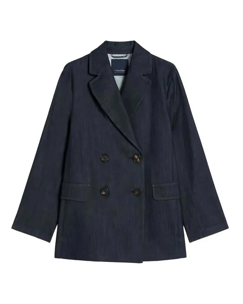 Max Mara Casualjacke - Blau Blau