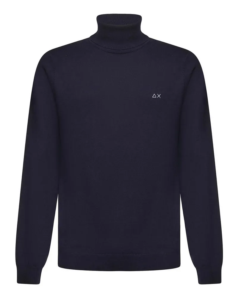 Sun68 Rollkragenpullover - Blau Blau