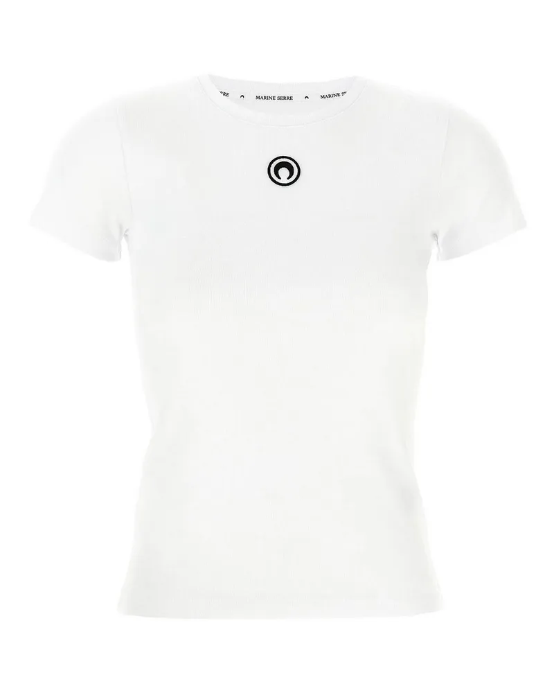 Marine Serre T-Shirt - Weiß Weiß