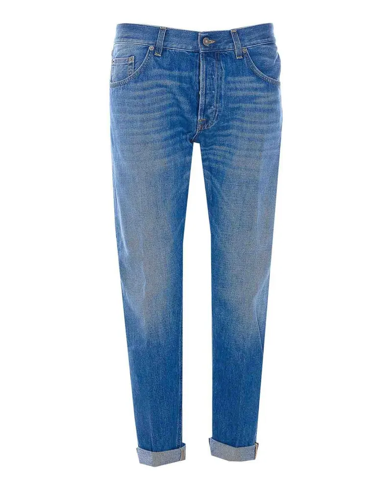 Dondup Straight Leg Jeans - Blau Blau