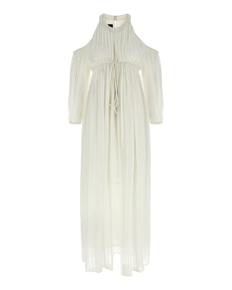 Pinko Knielanges Kleid - Weiß Weiß