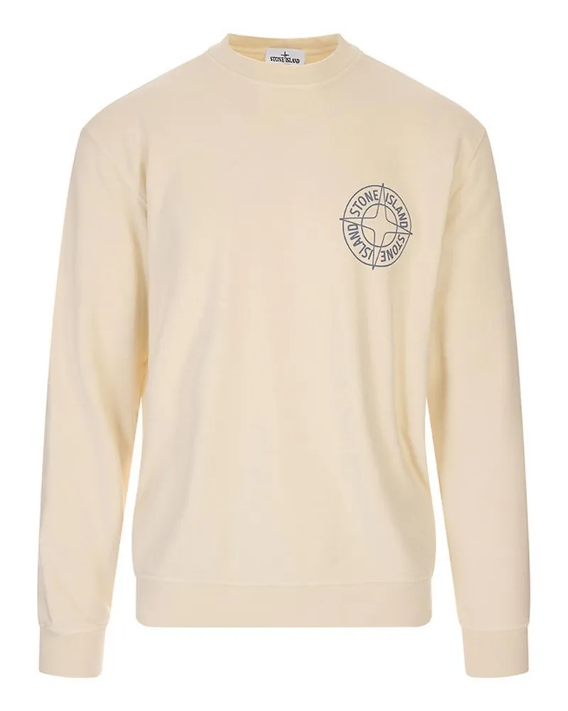 Stone Island Sweatshirt - Weiß Weiß