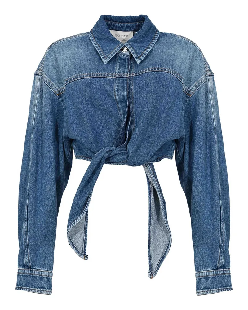 SPORTMAX Hemd - Blau Blau