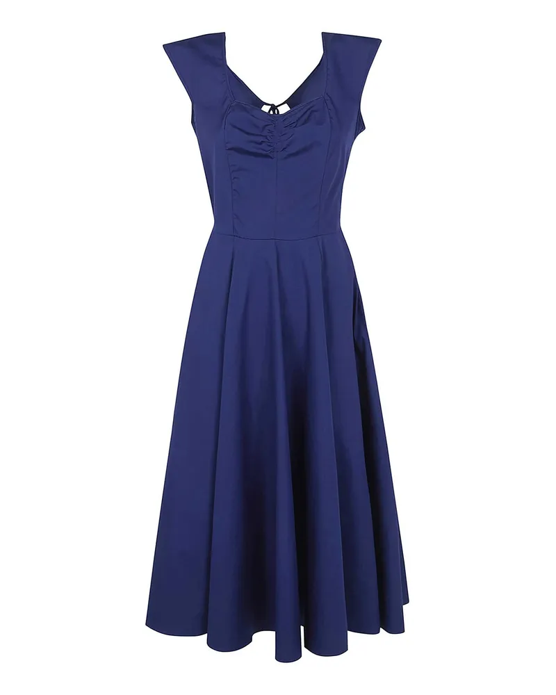 ASPESI Knielanges Kleid - Blau Blau