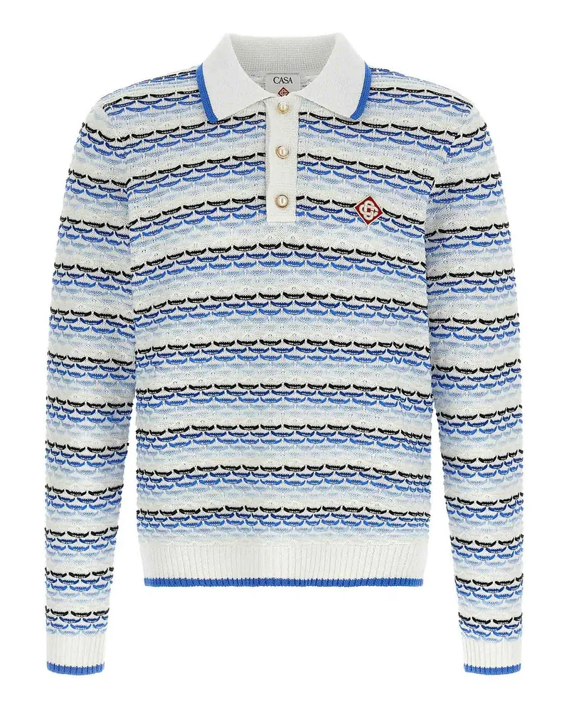 Casablanca Paris Poloshirt - Blau Blau
