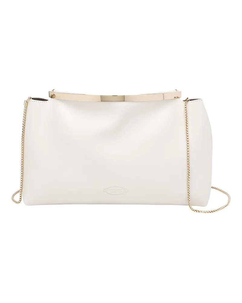 TOD'S Clutch - Weiß Weiß