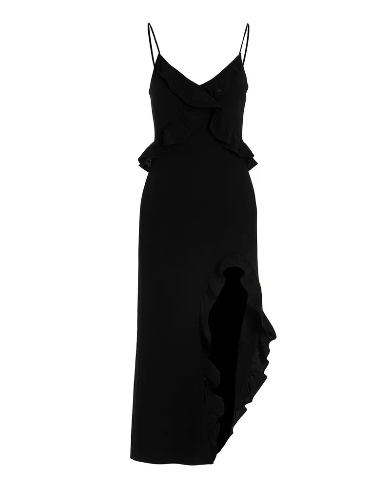 David Koma Maxikleid - Schwarz Schwarz