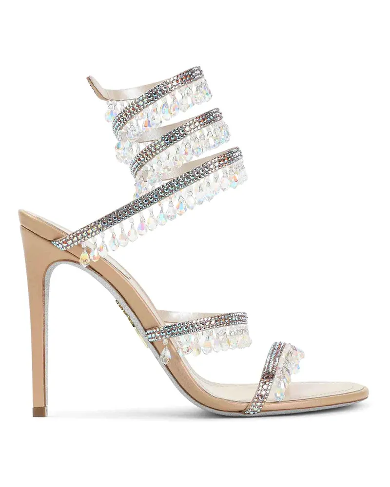René Caovilla Sandalen - Silber Silber