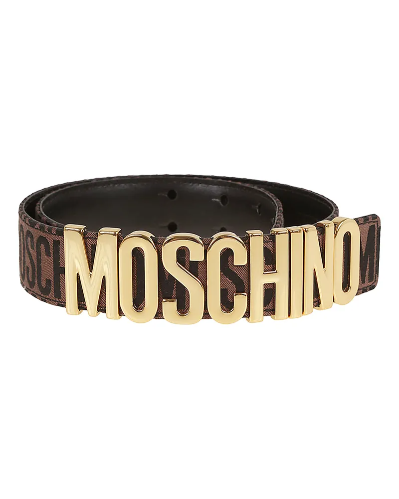 Moschino Gürtel - Braun Braun