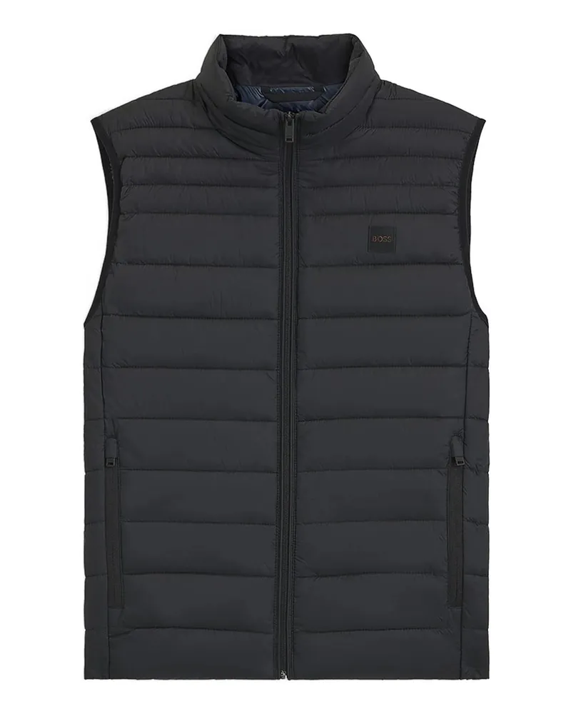 HUGO BOSS Weste - Schwarz Schwarz