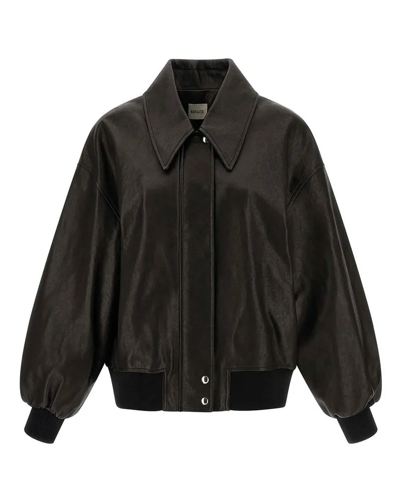 KHAITE Bomberjacke - Schwarz Schwarz