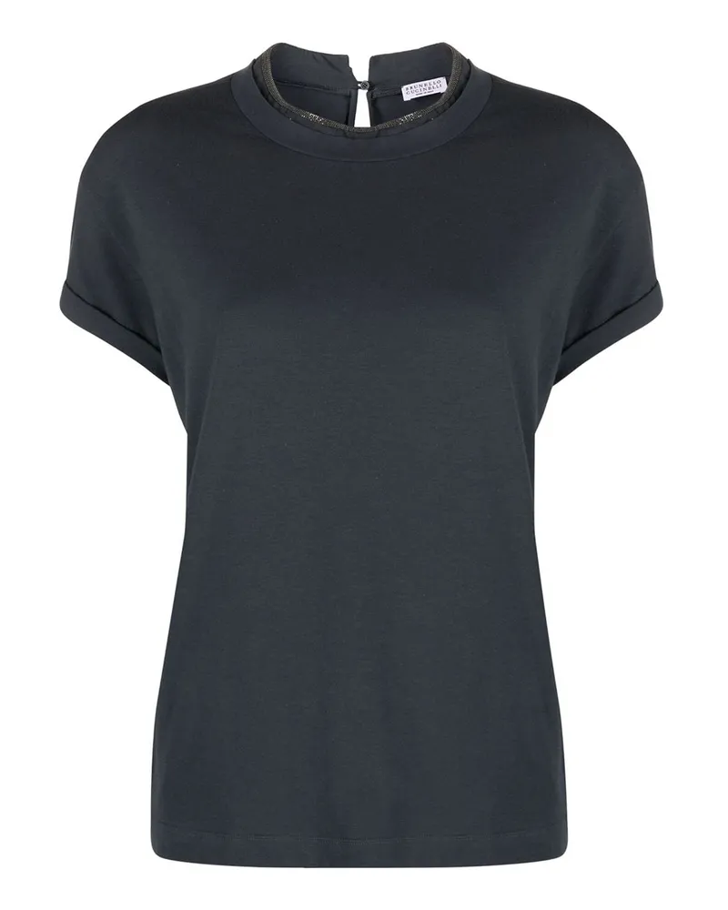 Brunello Cucinelli T-Shirt - Hellblau Hellblau