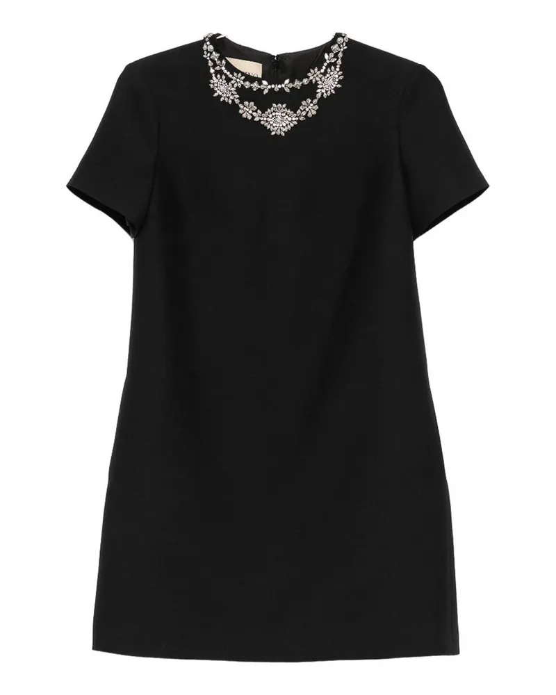 Valentino Garavani Kurzes Kleid - Schwarz Schwarz