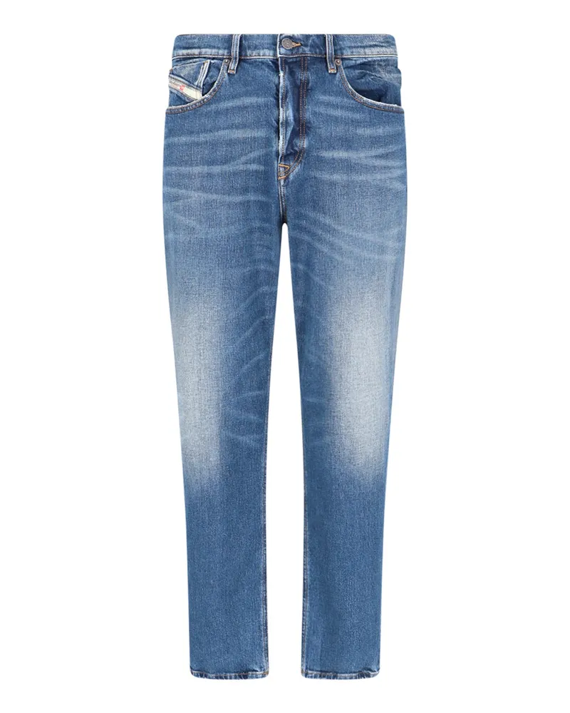 Diesel Straight Leg Jeans - Blau Blau