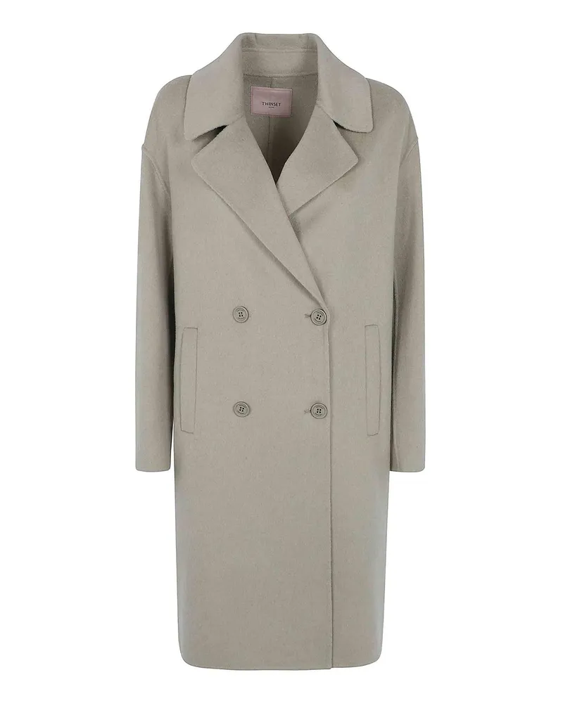 Twin-Set Trenchcoat - Grün Grün