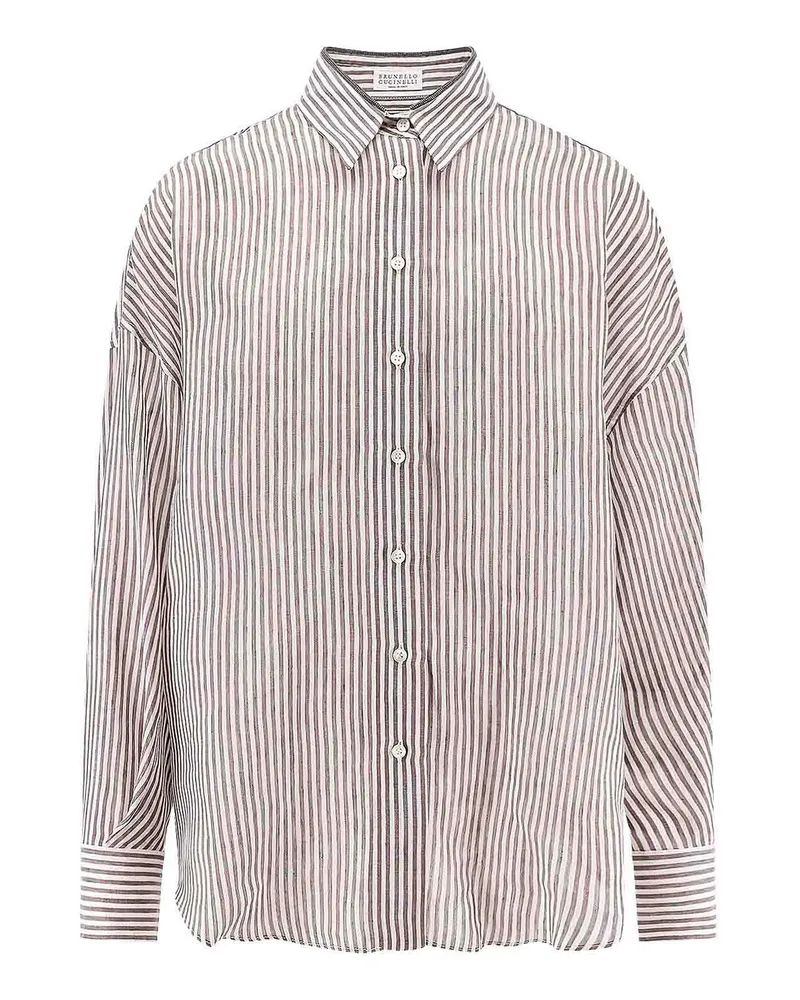 Brunello Cucinelli Hemd - Weiß Weiß