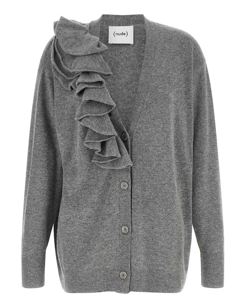 NUDE Cardigan - Grau Grau