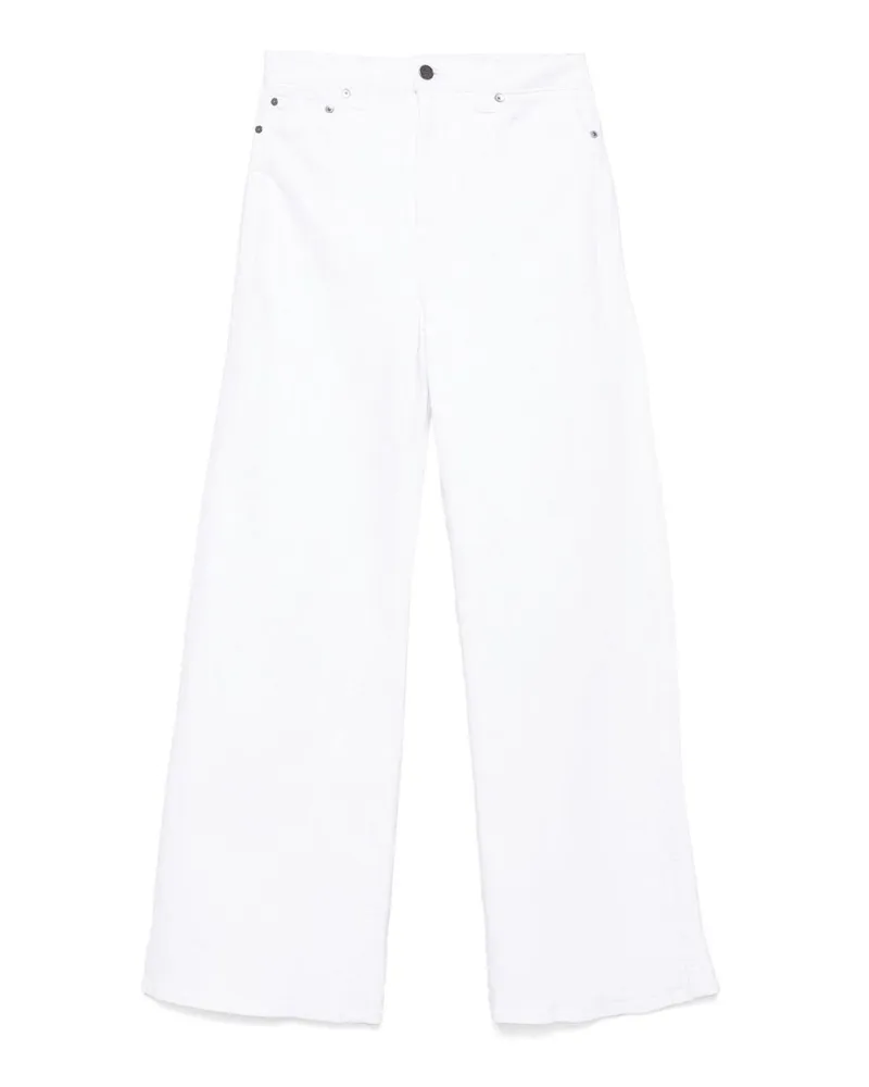 KHAITE Straight Leg Jeans - Weiß Weiß