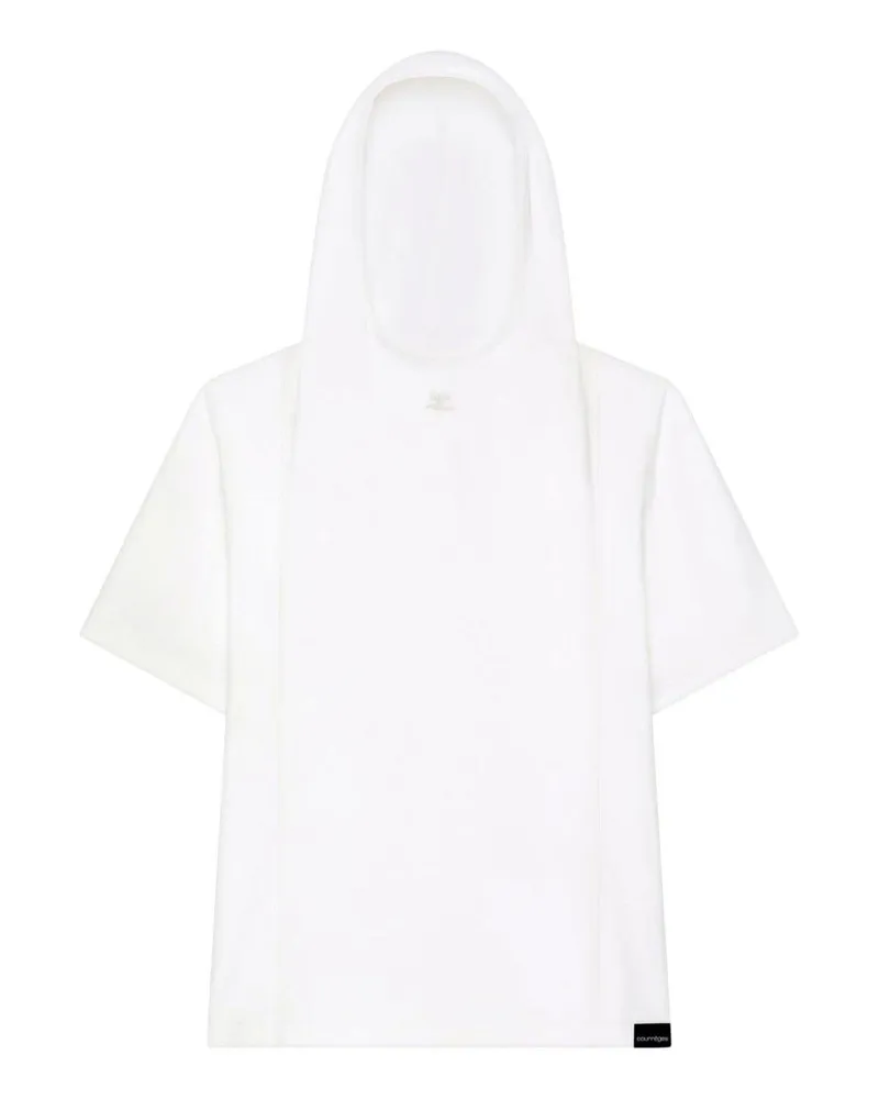 Courrèges T-Shirt - Weiß Weiß
