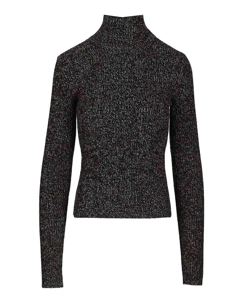Max Mara Rollkragenpullover - Schwarz Schwarz