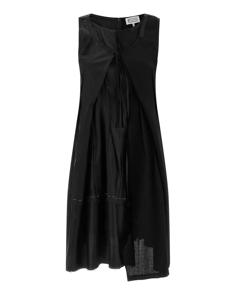 Maison Margiela Knielanges Kleid - Schwarz Schwarz