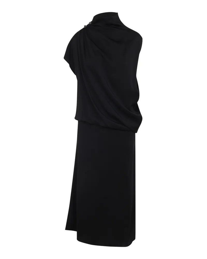 Fabiana Filippi Knielanges Kleid - Schwarz Schwarz