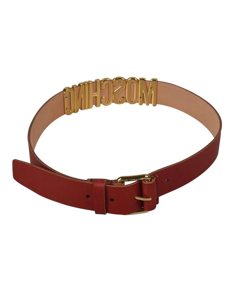 Moschino Gürtel - Rot Rot