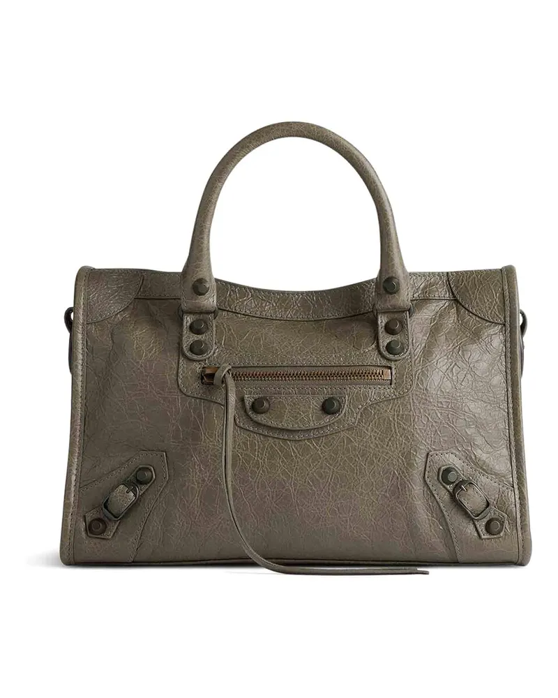 Balenciaga Schultertasche - Grün Dunkelgrün