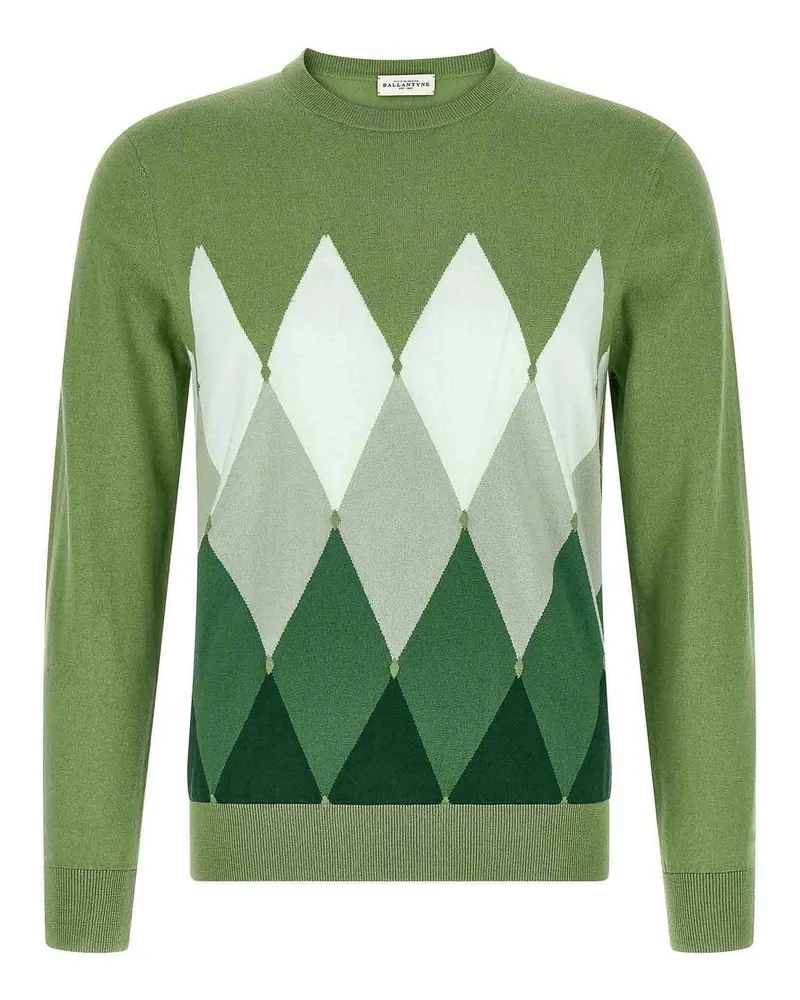 Ballantyne Rundhalspullover - Grün Grün