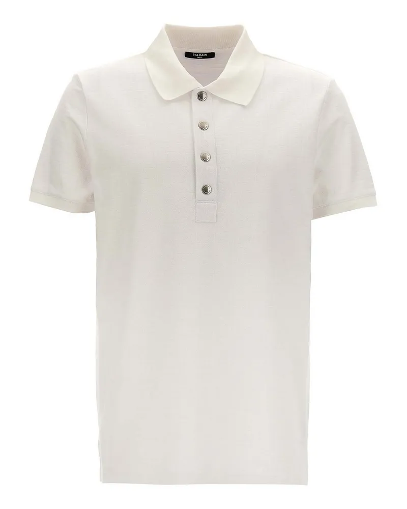 Balmain Poloshirt - Weiß