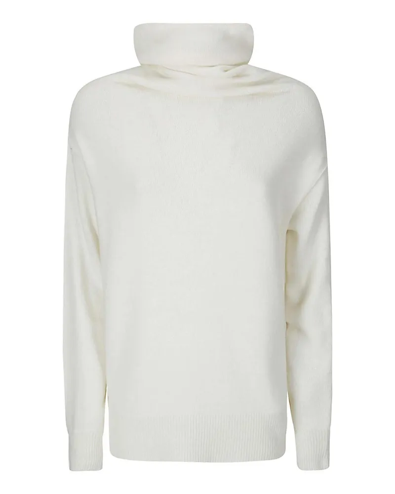 Stefano Mortari Rundhalspullover - Creme Creme