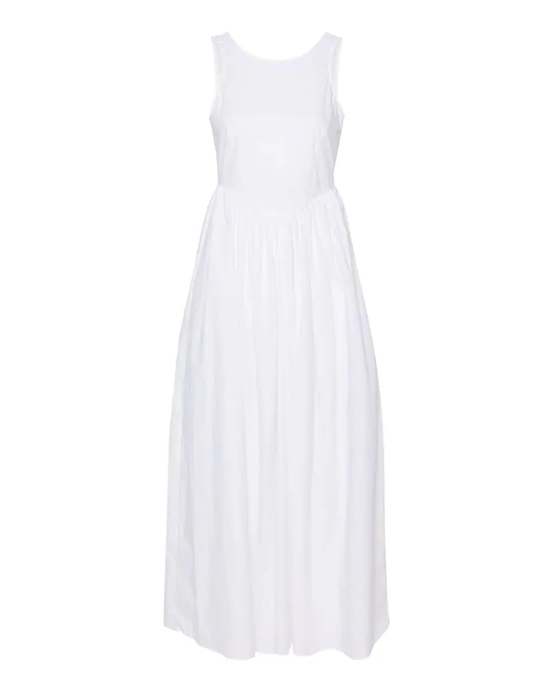 Emporio Armani Knielanges Kleid - Weiß Weiß