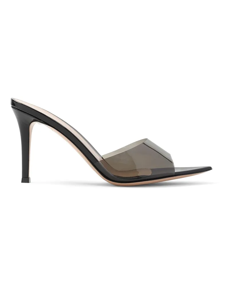 Gianvito Rossi Mules - Schwarz Schwarz