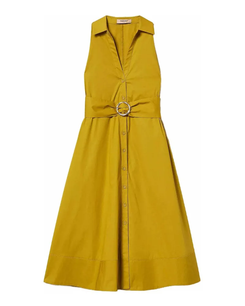 Twin-Set Knielanges Kleid - Grün Grün