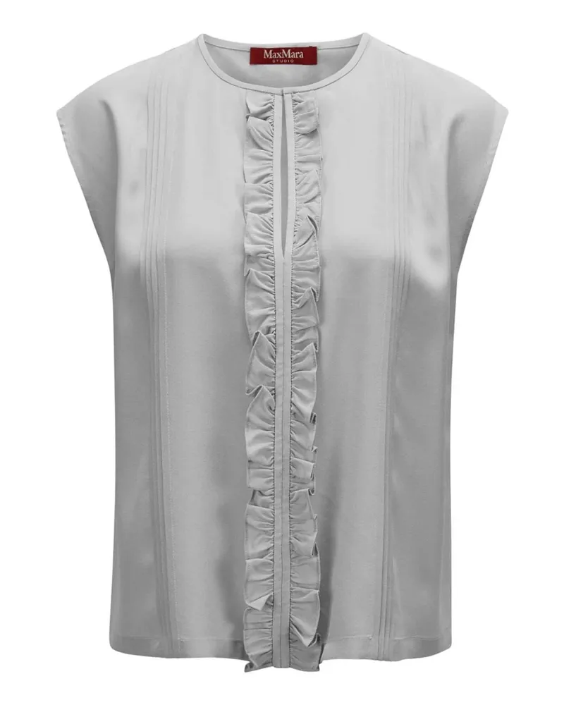 Max Mara Top - Grau Grau