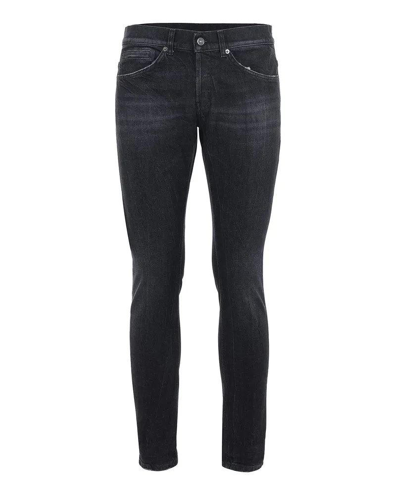 Dondup Straight Leg Jeans - Schwarz Schwarz