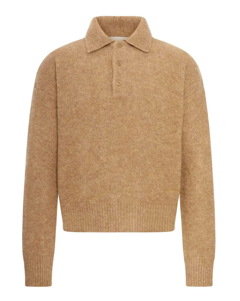 AMI Paris Poloshirt - Braun Braun