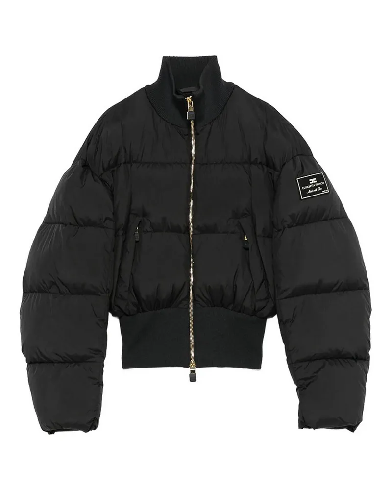 Elisabetta Franchi Rollkragenpullover - Schwarz Schwarz