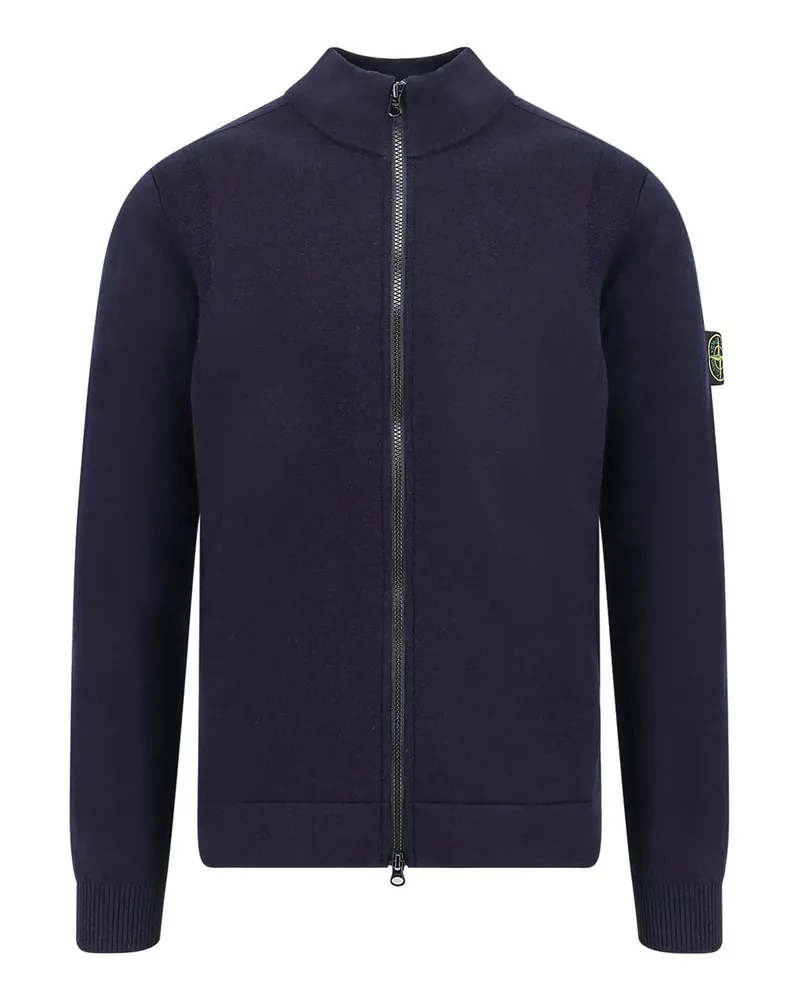 Stone Island Cardigan - Blau Blau