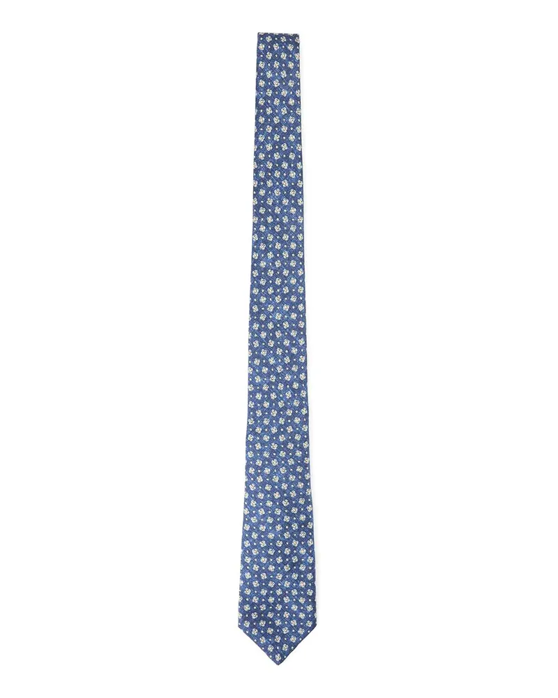Kiton Krawatte - Blau Blau