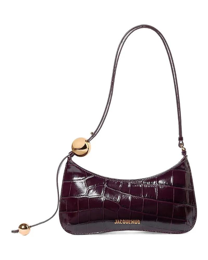 Jacquemus Schultertasche - Bordeaux Dunkelrot