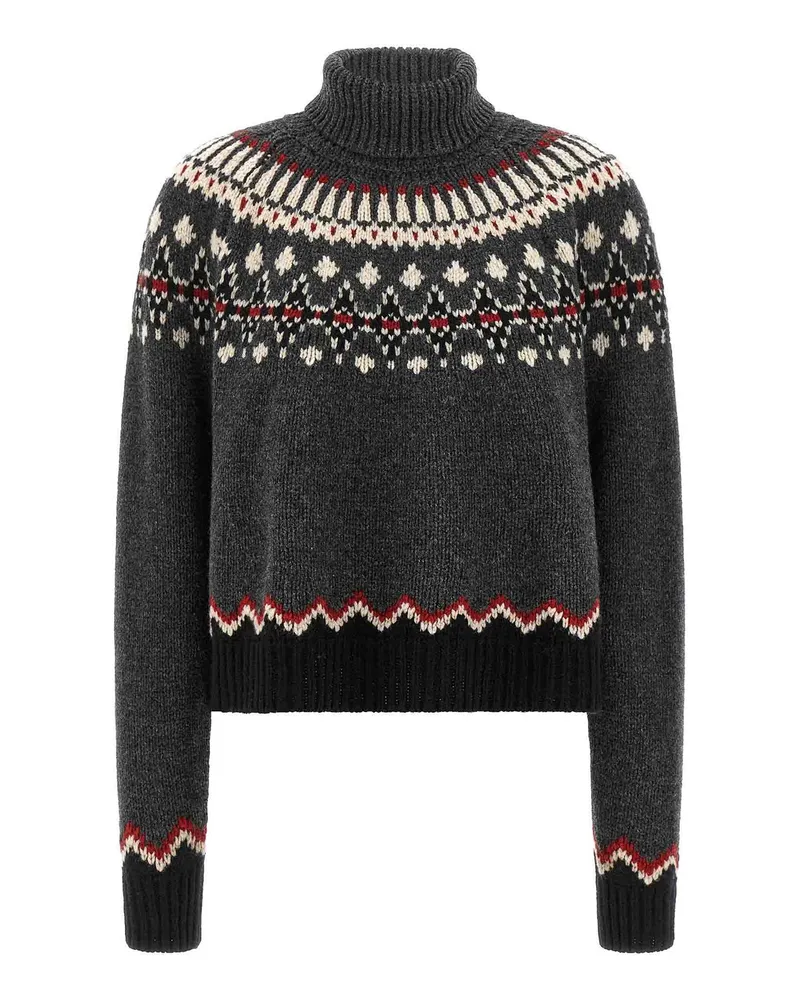 Alanui Rundhalspullover - Grau Grau