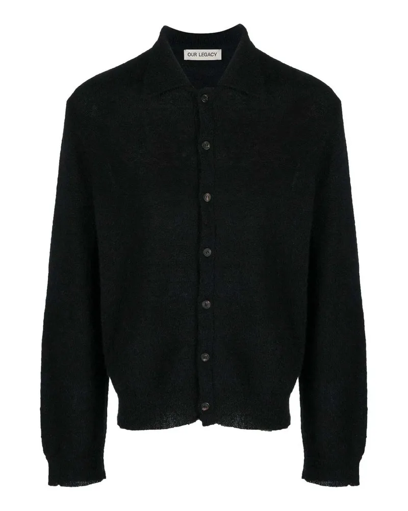 Our Legacy Rollkragenpullover - Schwarz Schwarz