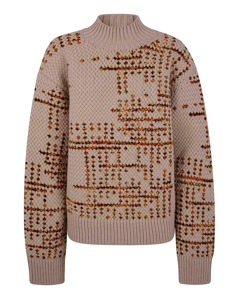 Dries van Noten Rundhalspullover - Nude Nude