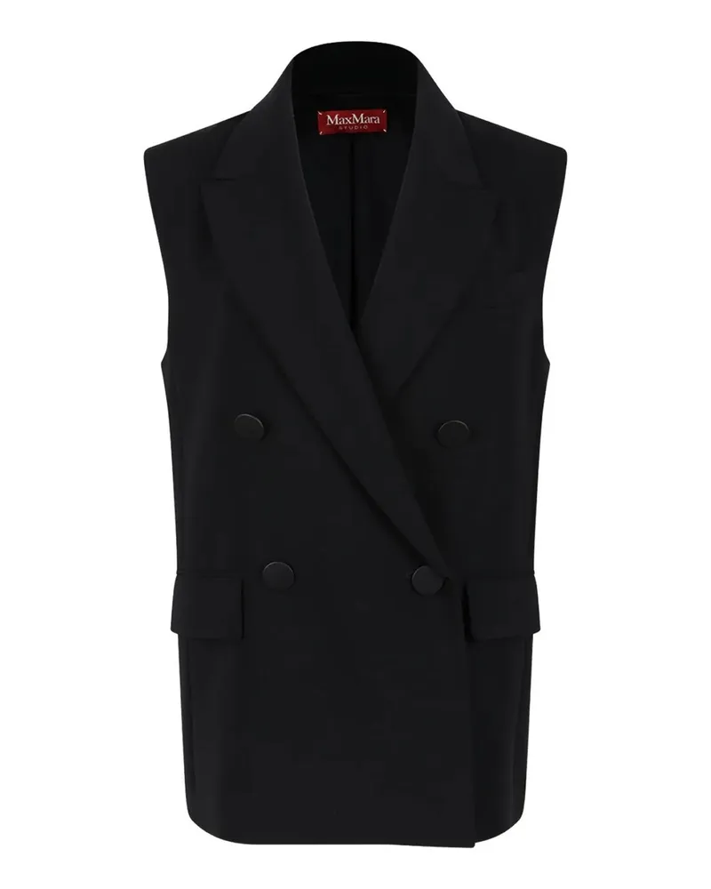 Max Mara Casualjacke - Schwarz Schwarz