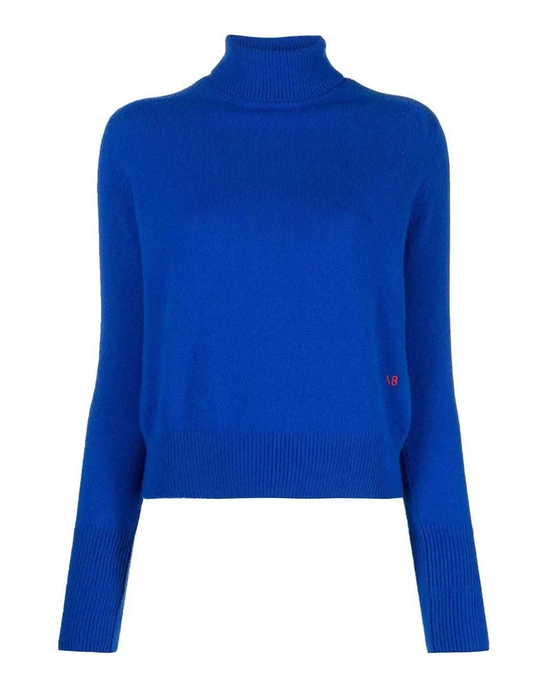 Victoria Beckham Rollkragenpullover - Hellblau Hellblau