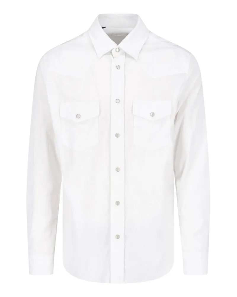 Tom Ford Hemd - Weiß Weiß