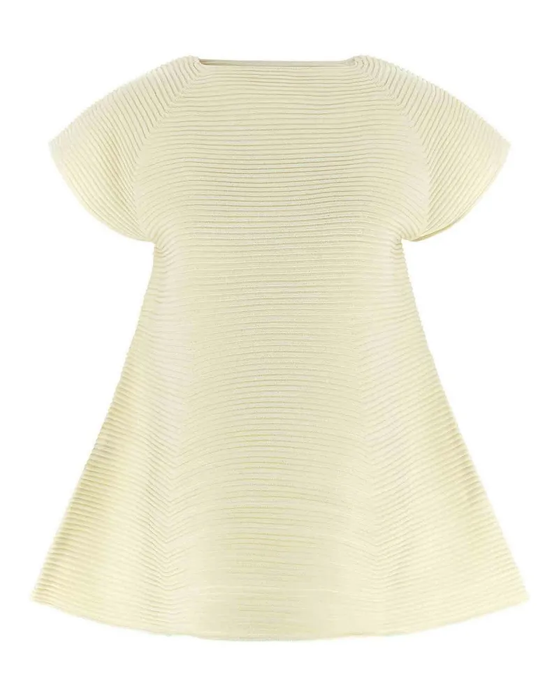 Issey Miyake Knielanges Kleid - Gelb Gelb