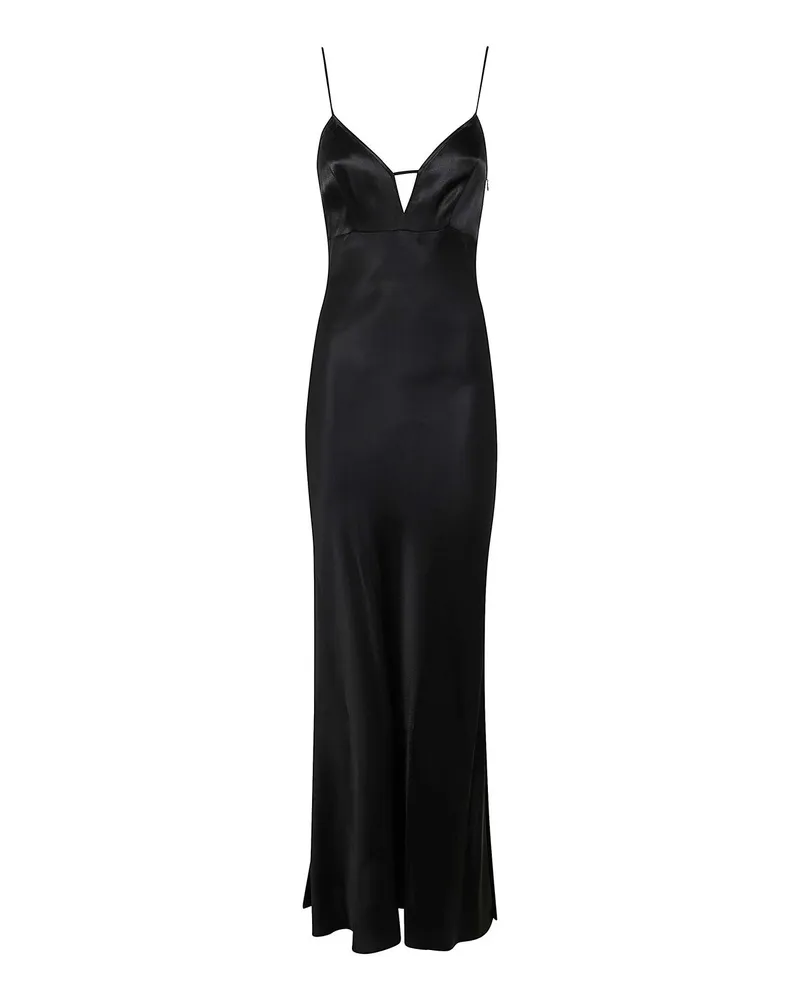 Twin-Set Maxikleid - Schwarz Schwarz